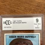 1967 Topps Roger Maris Baseball Card #45