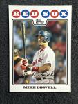 Mike Lowell #64 2008 Topps Baseball - Buy 10 Get 10 Free