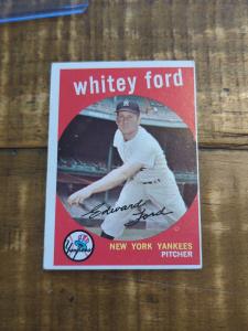 1959 Topps Whitey Ford Baseball Card #430