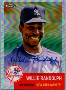 2022 Topps Chrome Willie Randolph Autograph Refractor