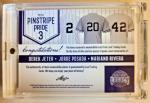 2023 Leaf Bronx Legacy Pinstripe Pride 3 Trio Card