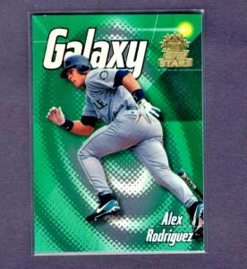 1999 Topps Galaxy Foil A-Rod 1/1 Card