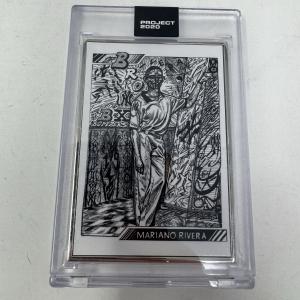 Mariano Rivera 17/20 Topps Project 2020 AP Silver Frame