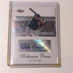 2007 Topps Finest Robinson Cano Autograph Card