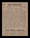 1939 Play Ball Bill Dickey Baseball Card