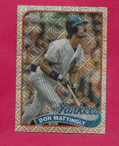 Don Mattingly Inserts and Parallels - Choose Yours