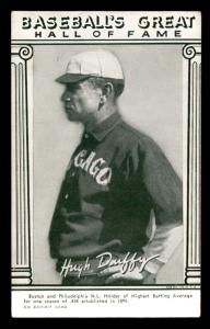 1948 Exhibit Hall of Fame Hugh Duffy Card