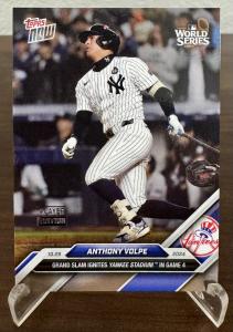 2024 Topps Now Anthony Volpe World Series Short Print
