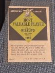 1961 Topps Phil Rizzuto 1950 A.L. MVP Card