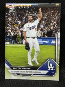 2025 Topps Now Clayton Kershaw Dodgers #373