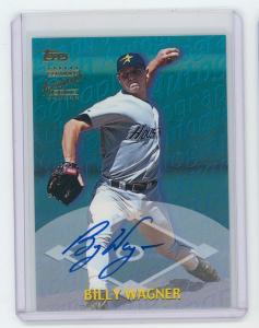 2000 Topps Billy Wagner Autographed Card