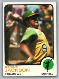 1973 Topps Reggie Jackson #255 Hall of Fame