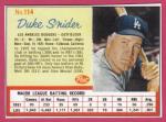 2022 Duke Snider Cereal Card - Los Angeles Dodgers