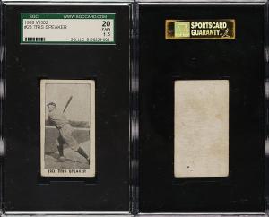 1928 W502 Tris Speaker Cleveland Indians Card