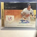 2012 Topps Golden Moments Brett Gardner Auto Card
