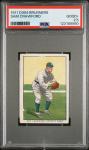 1911 D304 Brunners Sam Crawford PSA 2.5 Card