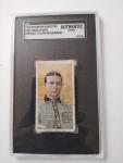 1910 T206 Frank Chance Yellow Background Card