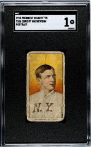 Christy Mathewson T206 Piedmont Baseball Card