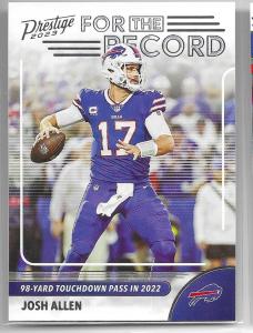 Josh Allen Buffalo Bills NFL Trading Card Singles