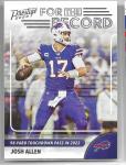 Josh Allen Buffalo Bills NFL Trading Card Singles