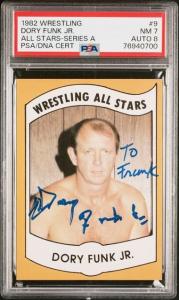 Dory Funk Jr. 1982 Wrestling All-Stars Auto Card