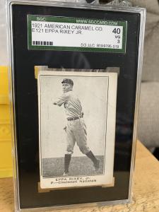 1921 E121 Eppa Rixey Jr Reds Sports Card