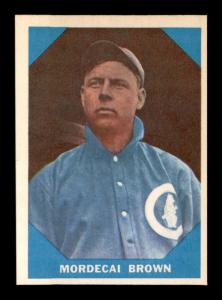 1960 Fleer #9 Mordecai Brown Baseball Card