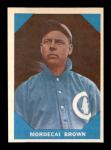 1960 Fleer #9 Mordecai Brown Baseball Card