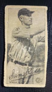 1923 Sam Rice Baseball Strip Card - HOF