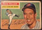 1956 Topps Bob Feller Baseball Card #200