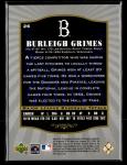 2001 SP Legendary Cuts Burleigh Grimes Card