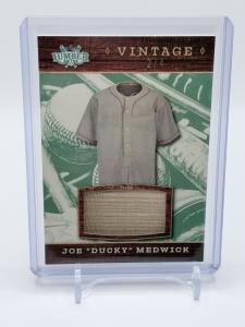 Joe “Ducky” Medwick 2/4 Game Used Relic Card