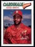 2018 Topps Archives Ozzie Smith St. Louis Cardinals Lot