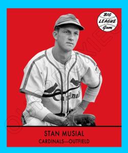 Stan Musial Art Card - St. Louis Cardinals
