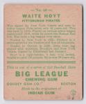 1933 Goudey Waite Hoyt Pittsburgh Pirates Card