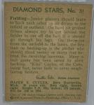 1935 Diamond Stars Kiki Cuyler Cubs Card