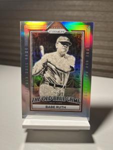 2023 Panini Prizm Babe Ruth Silver Prizm Card
