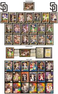 San Diego Padres Topps Baseball Card Team Sets