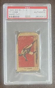 1921 Ty Cobb W516-1-2 #6 PSA Authentic Card