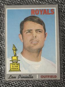 1970 Topps Lou Piniella Royals Card #321