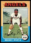 1975 Topps Mickey Rivers California Angels Card