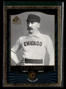 2001 SP Legendary Cuts Cap Anson Baseball Card