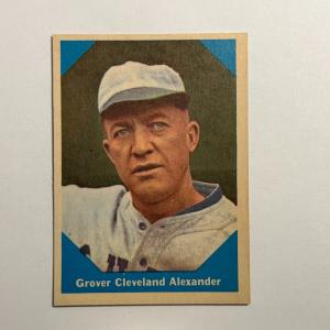 1960 Fleer Grover Cleveland Alexander Baseball Card