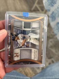 2022 Giancarlo Stanton Quad Relic Jersey 13/75