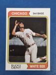 1974 Topps Bucky Dent Chicago White Sox Card