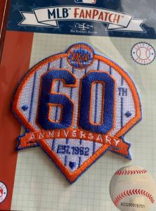 New York Mets 60th Anniversary Patch - MLB