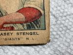 1921 W551 Casey Stengel Baseball Card