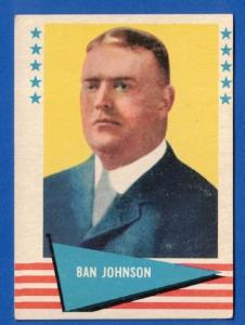 1961 Fleer Ban Johnson Baseball Card #48