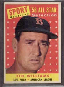 1958 Topps #485 Ted Williams Sports Card
