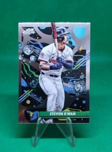 2025 Topps Cosmic Chrome Steven Kwan Card